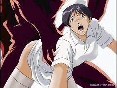 Innocent Young Anime Girls Virgin Pussy Is Abused By The Dark Beasts Huge Throbbing Dick